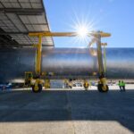 Liquid Hydrogen tank for space launch vehicle manufactured using friction stir welding.